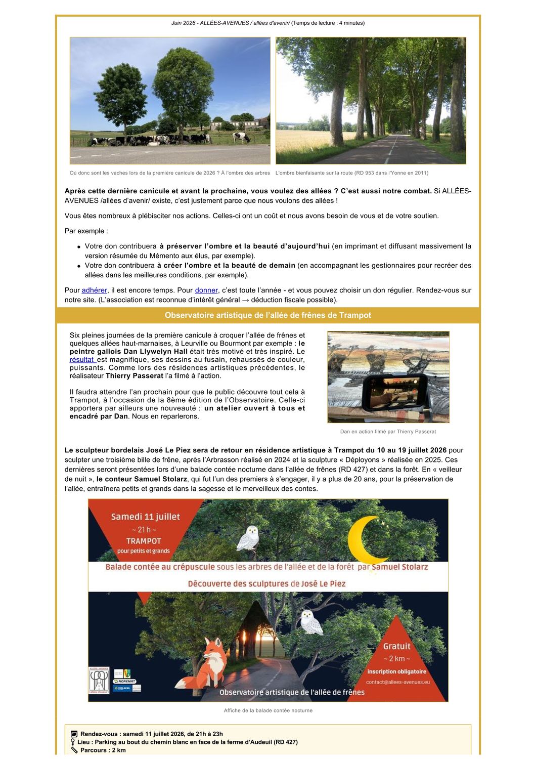 Lettre d info Juin 2026 ALLEES AVENUES allees d avenir page1