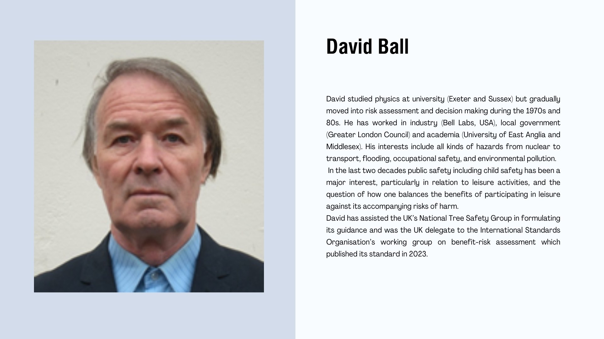 11 David Ball bio