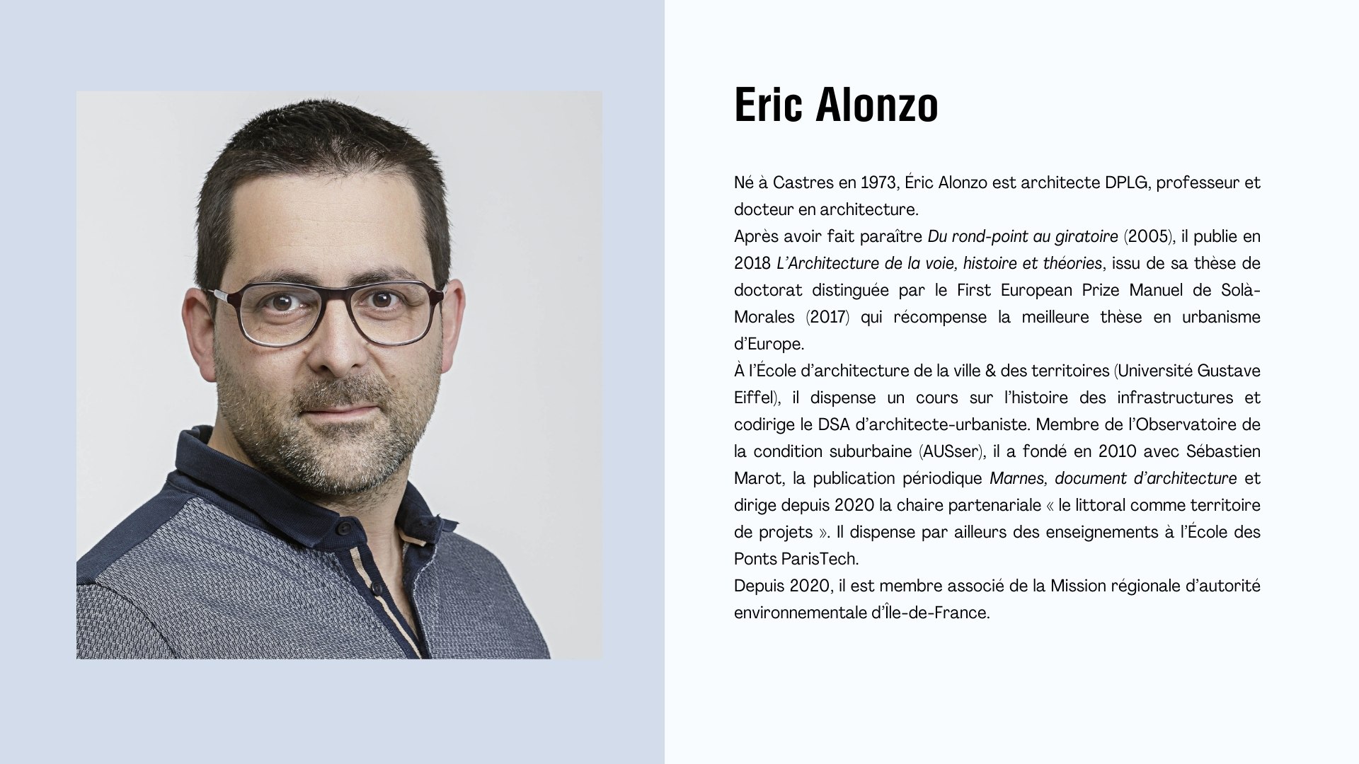 8 Eric Alonzo bio